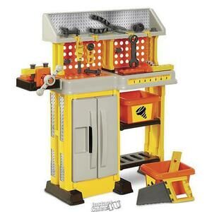First Impressions-Imagine Than Little Builder Work Bench 30"Lx9"Dx20"H 32 Pieces